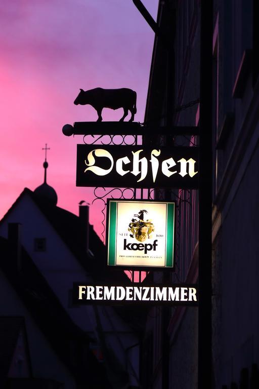 Hotel-Restaurant Roter Ochsen Lauchheim Dış mekan fotoğraf