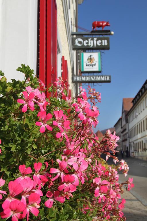 Hotel-Restaurant Roter Ochsen Lauchheim Dış mekan fotoğraf