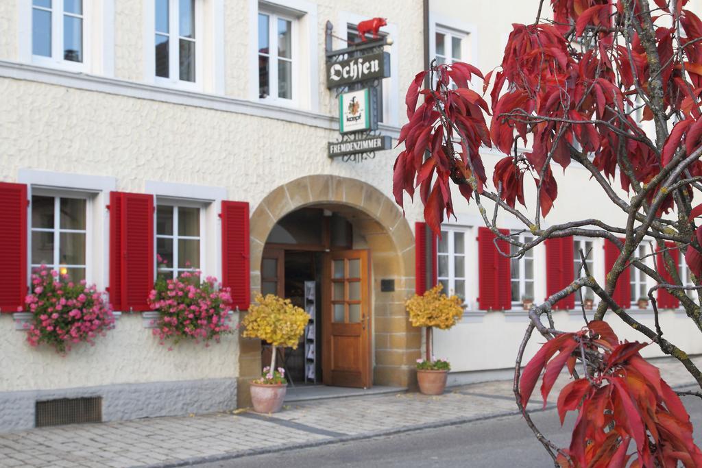 Hotel-Restaurant Roter Ochsen Lauchheim Dış mekan fotoğraf